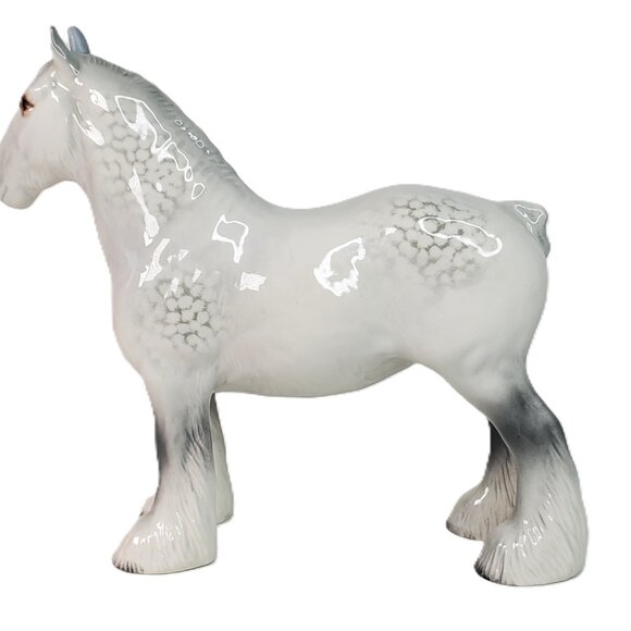 Beswick Shire Horse Figurine – Gloss Finish, 8.5” - Picture 4 of 13